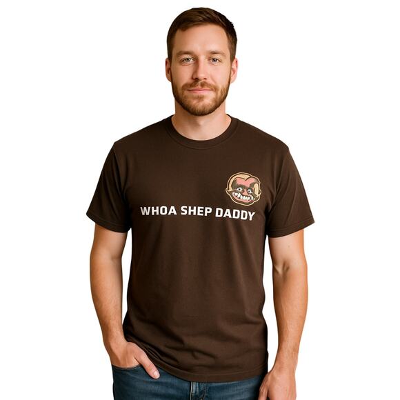 Hershey Bears Shepard #39 Brown Graphic Tee – Unisex Fit Men's Medium - Picture 1 of 4